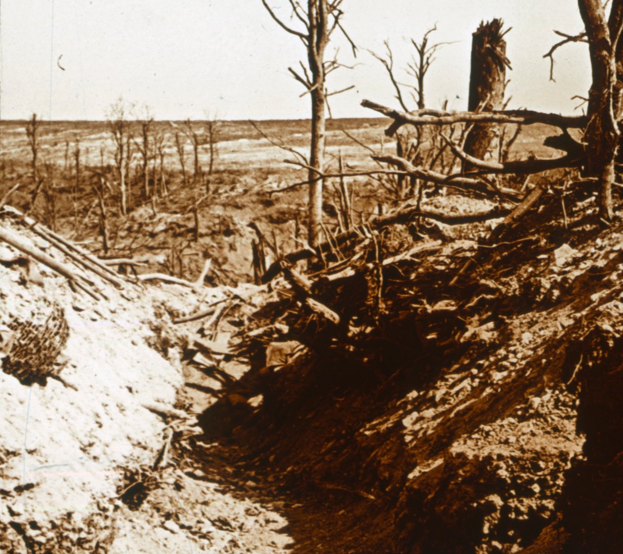 क्रायोन का पठार, उत्तरी फ्रांस, c1914-c1918 द्वारा अज्ञात