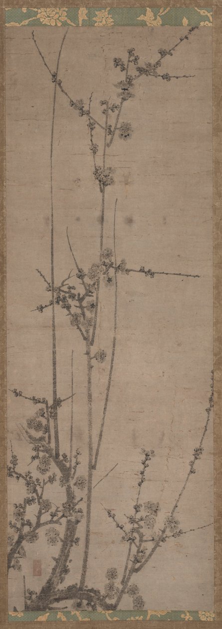 प्लम ब्लॉसम, 1336-92। द्वारा अज्ञात