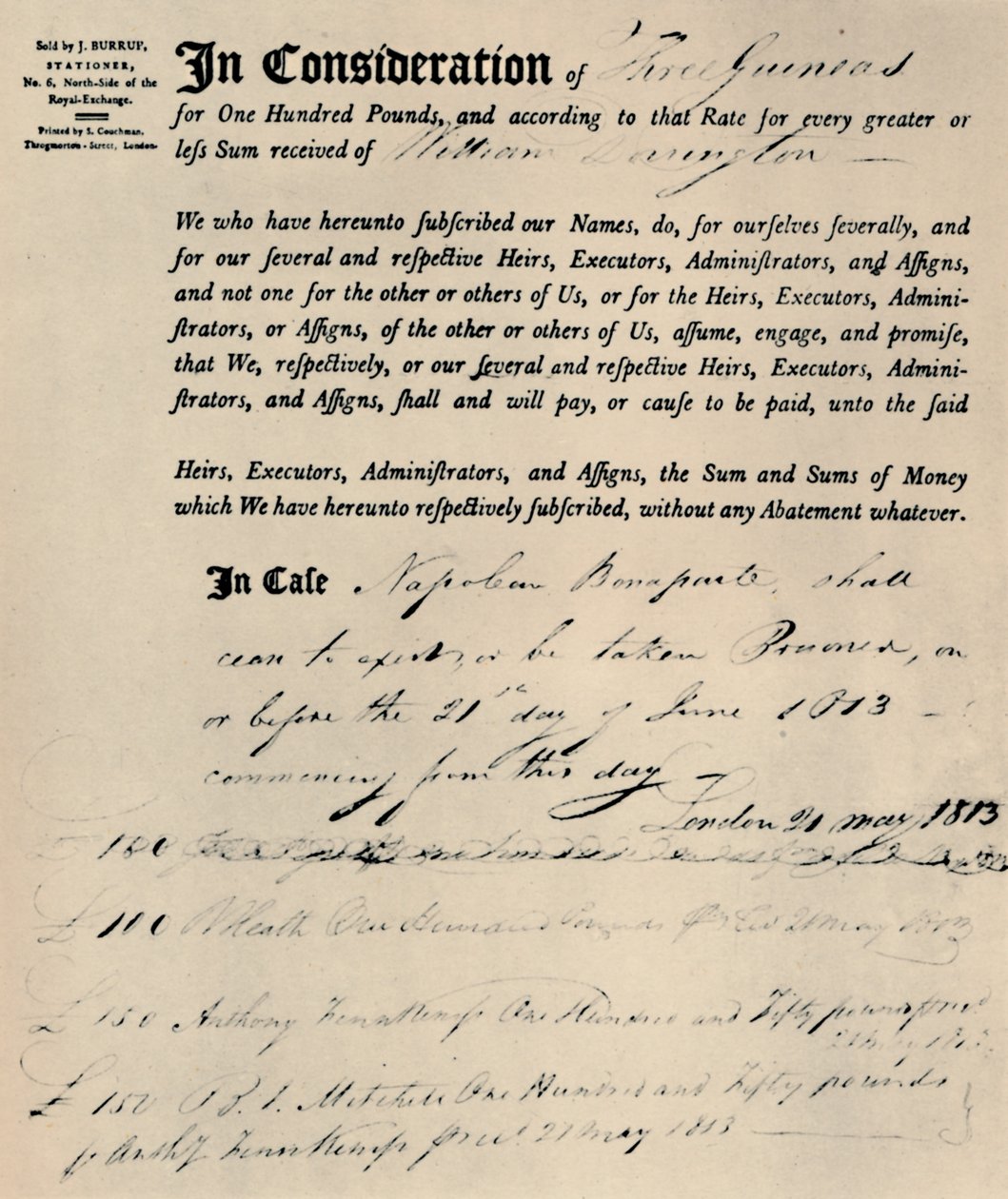 नेपोलियन के जीवन पर नीति, 1813, 1928 द्वारा अज्ञात