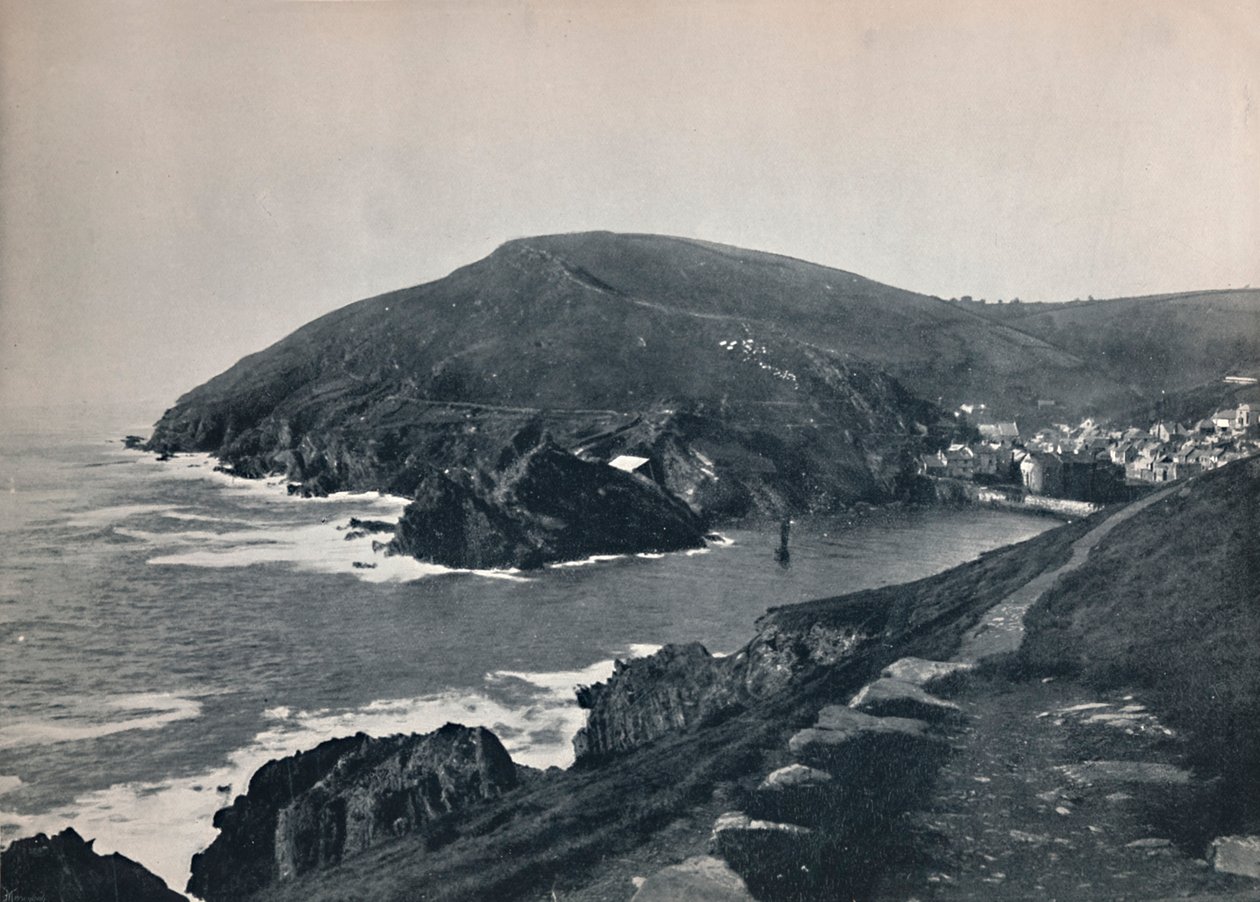 पॉलीप्रो - इनलेट एंड द विलेज, 1895 द्वारा अज्ञात