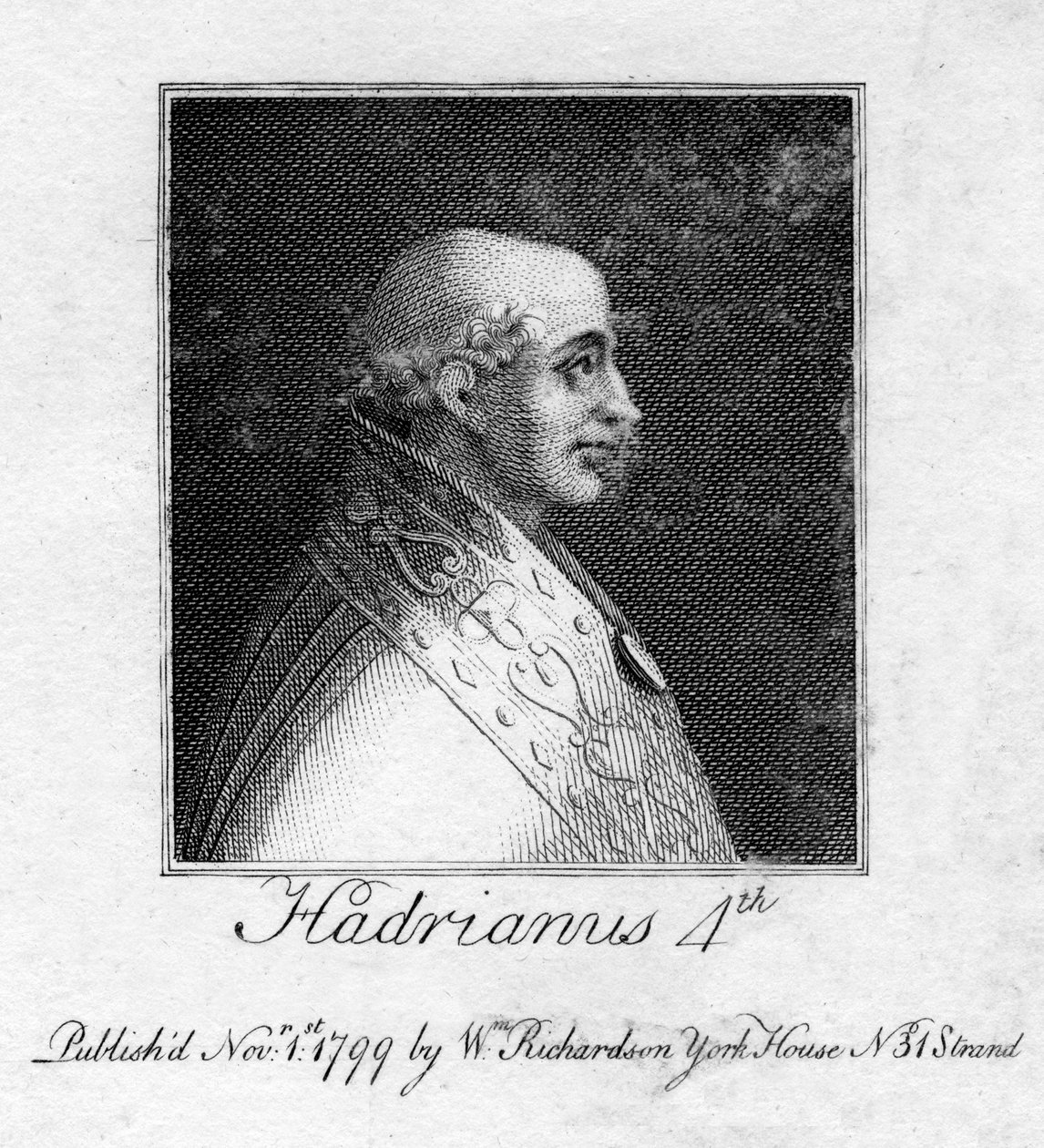 पोप एड्रियन IV, 1799 द्वारा अज्ञात
