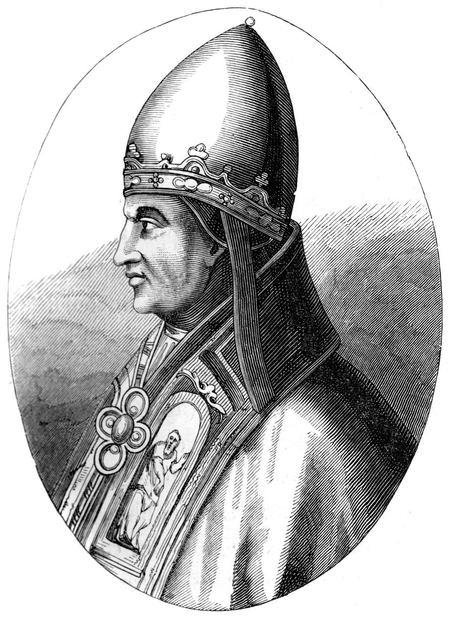 पोप ग्रेगरी IX c1143-1241, 1849 द्वारा अज्ञात