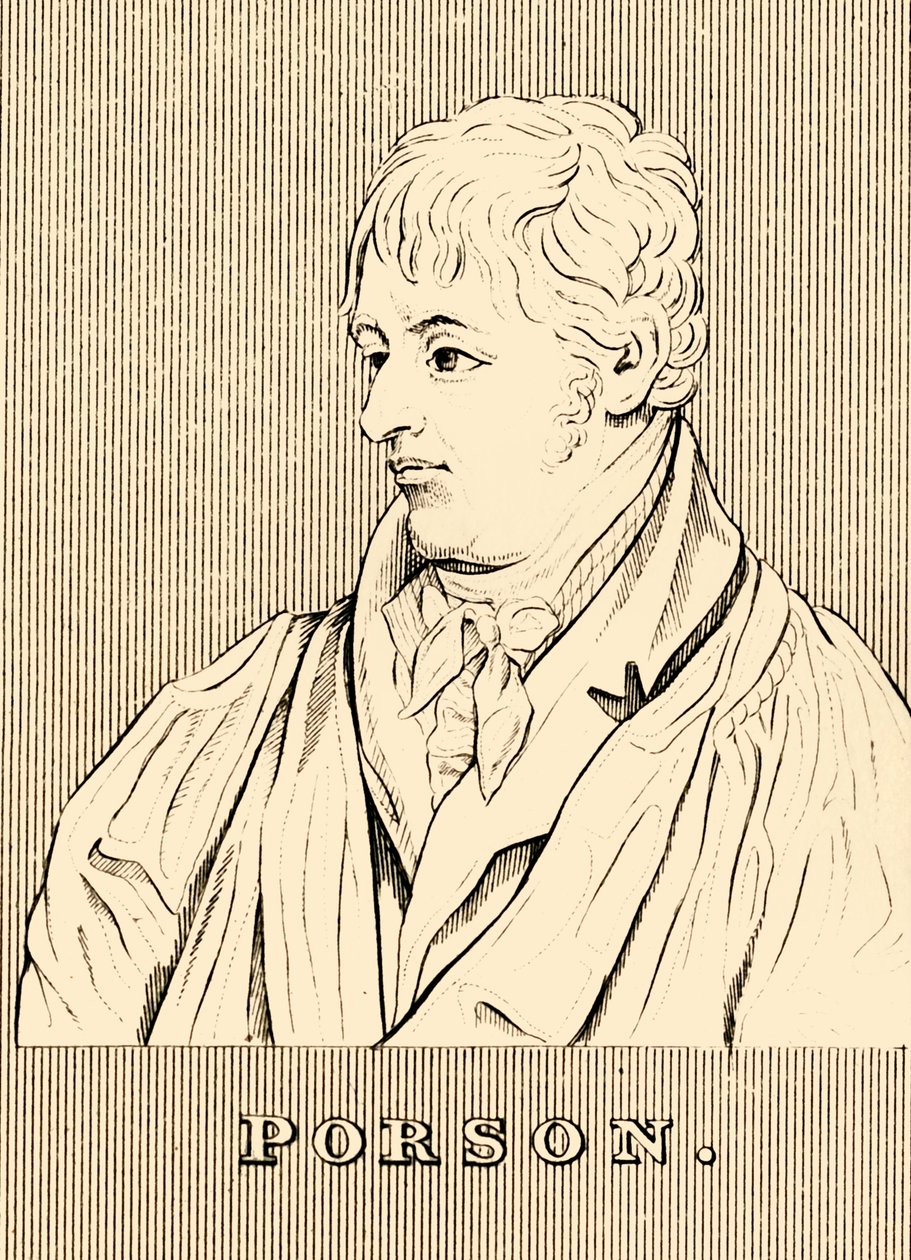 पोर्सन, 1759- 1808, 1830। द्वारा अज्ञात
