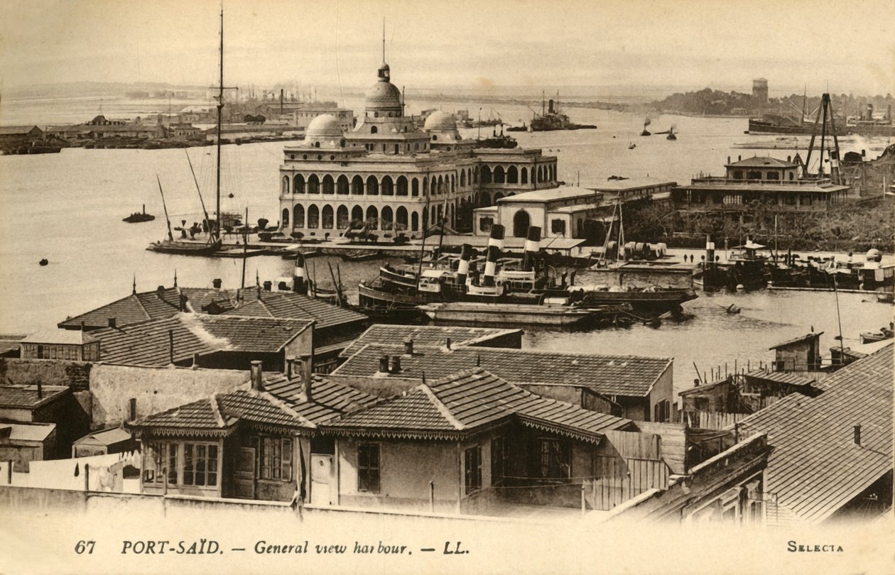 पोर्ट ने कहा। - सामान्य दृश्य बंदरगाह। - एलएल।, c1918-c1939। द्वारा अज्ञात