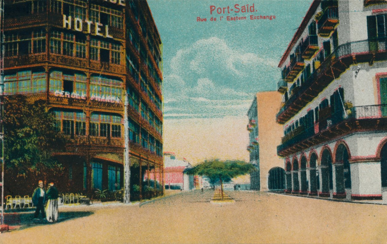पोर्ट ने कहा। Rue de lEastern Exchange, c1900 द्वारा अज्ञात