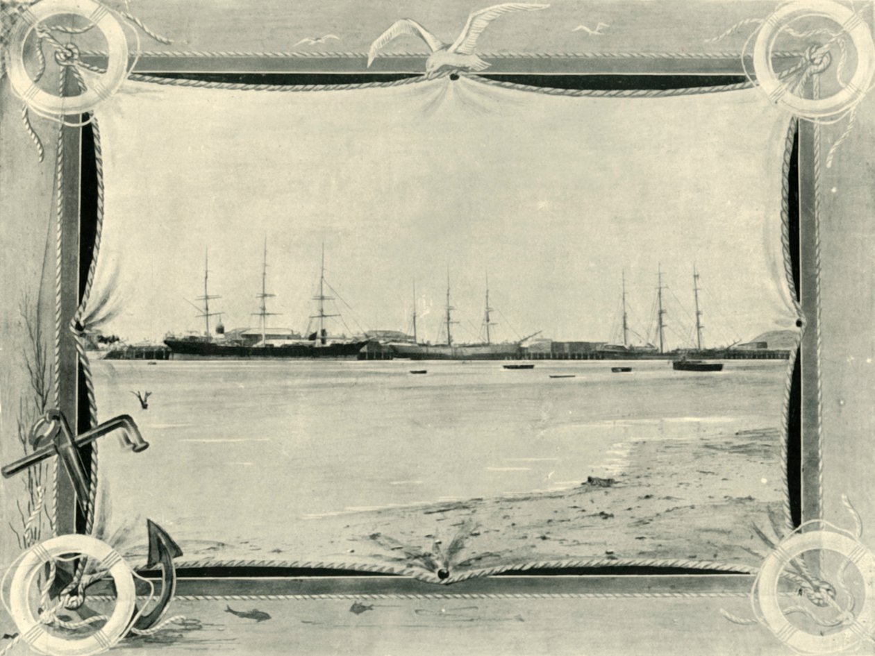 पोर्ट ऑगस्टा, दक्षिण ऑस्ट्रेलिया, 1901। द्वारा अज्ञात