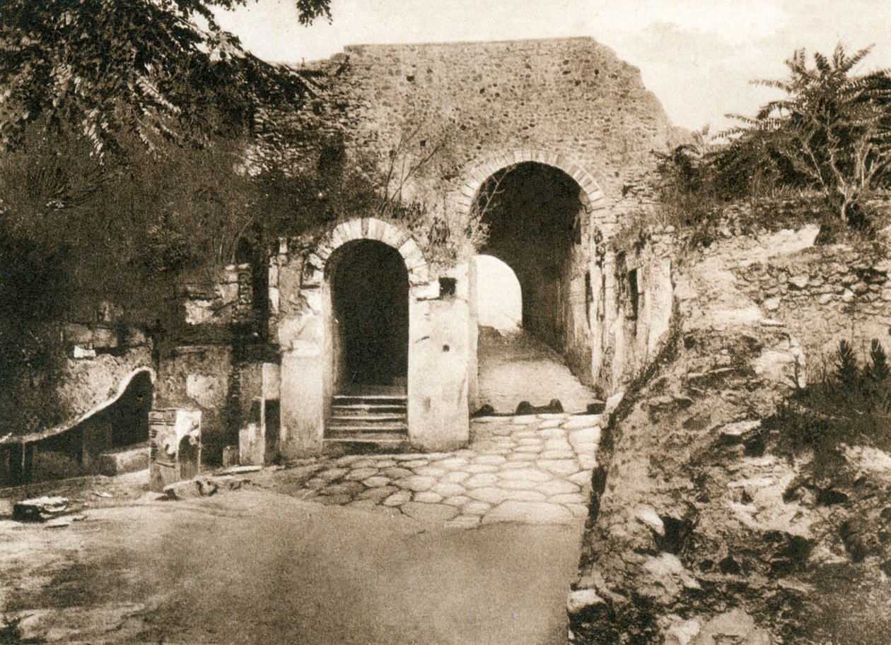 पोर्टा मरीना, पोम्पेई, इटली, c1900s द्वारा अज्ञात