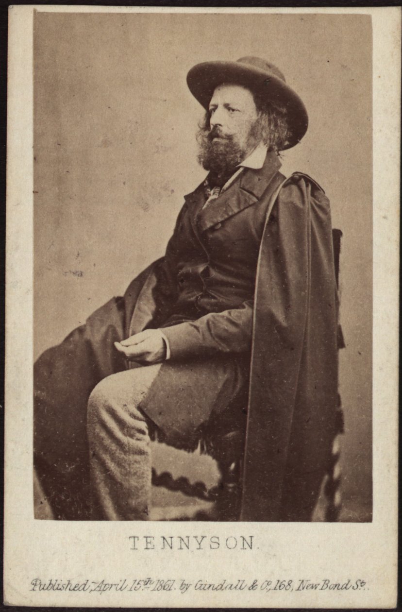 अल्फ्रेड का पोर्ट्रेट, लॉर्ड टेनीसन 1809-1892, 1861। द्वारा अज्ञात