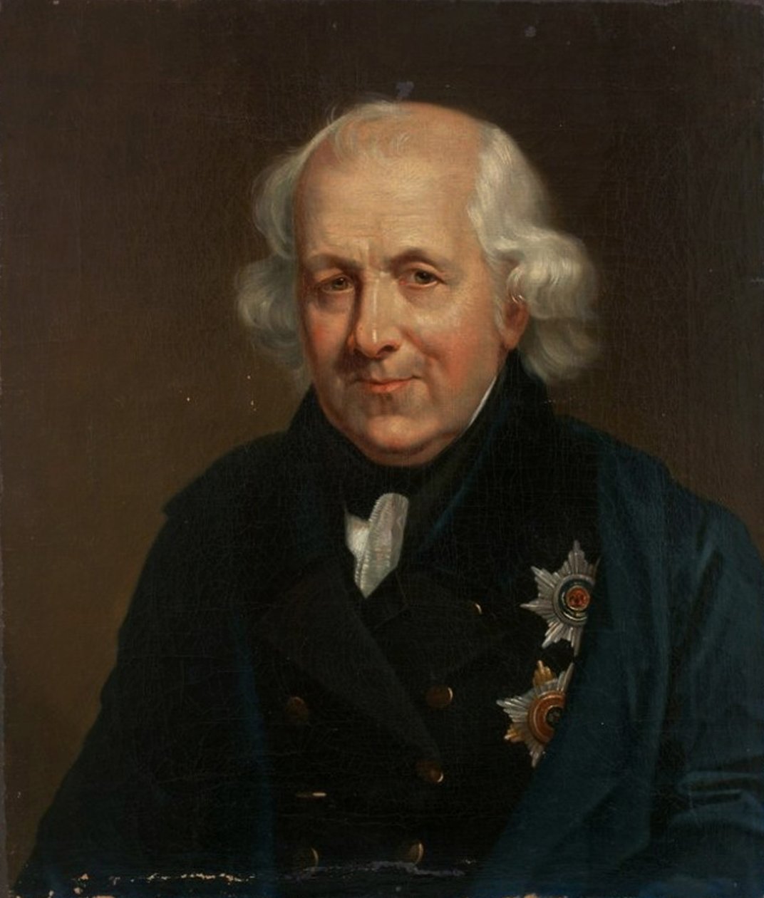 गणना निकोले Semyonovich Mordvinov का पोर्ट्रेट 1754-1845, 1826-1829 द्वारा अज्ञात