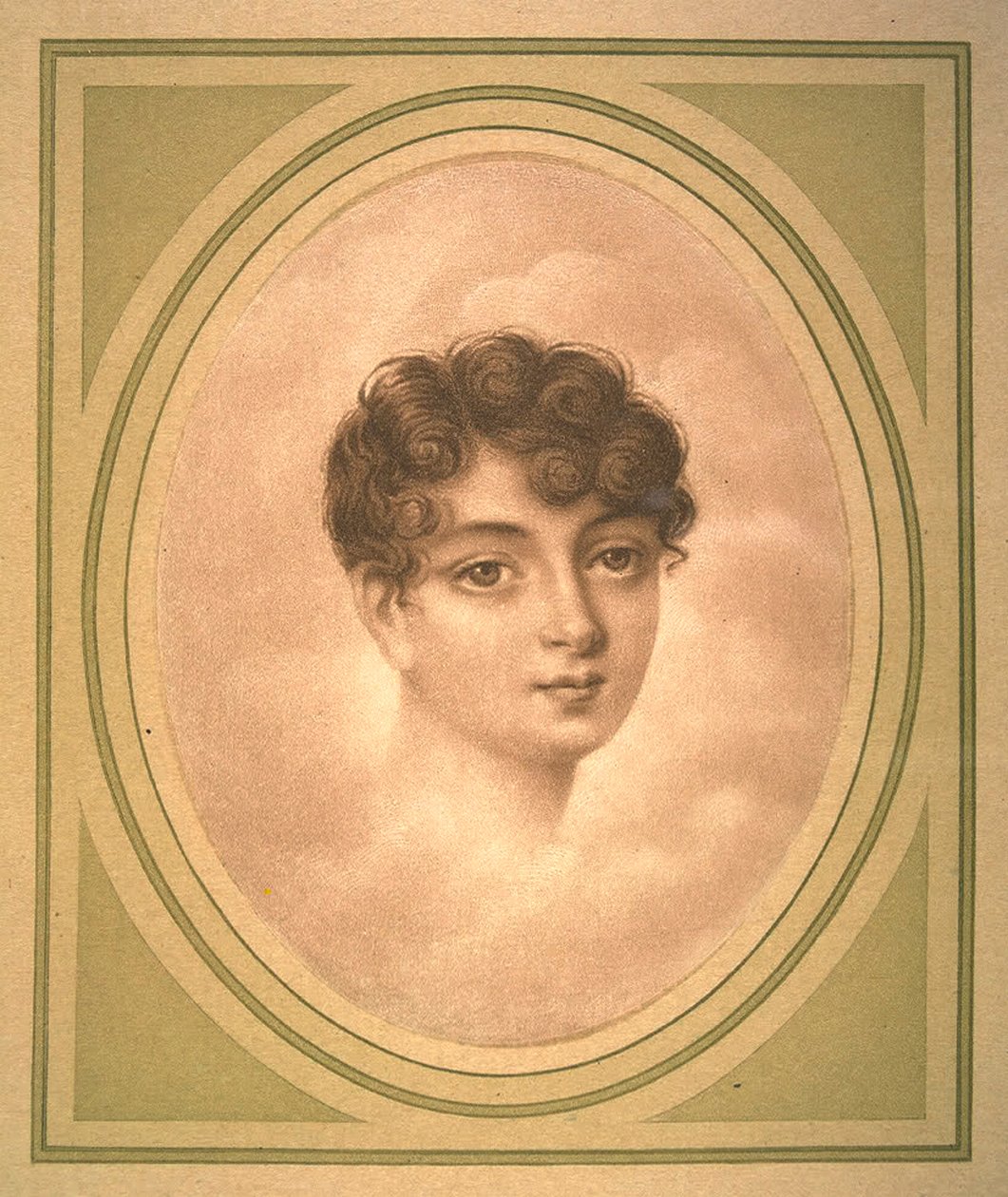 1787-1868 के ला प्लेंजी के एलेनोर डेन्युएल का पोर्ट्रेट, 19 वीं शताब्दी की शुरुआत में। द्वारा अज्ञात