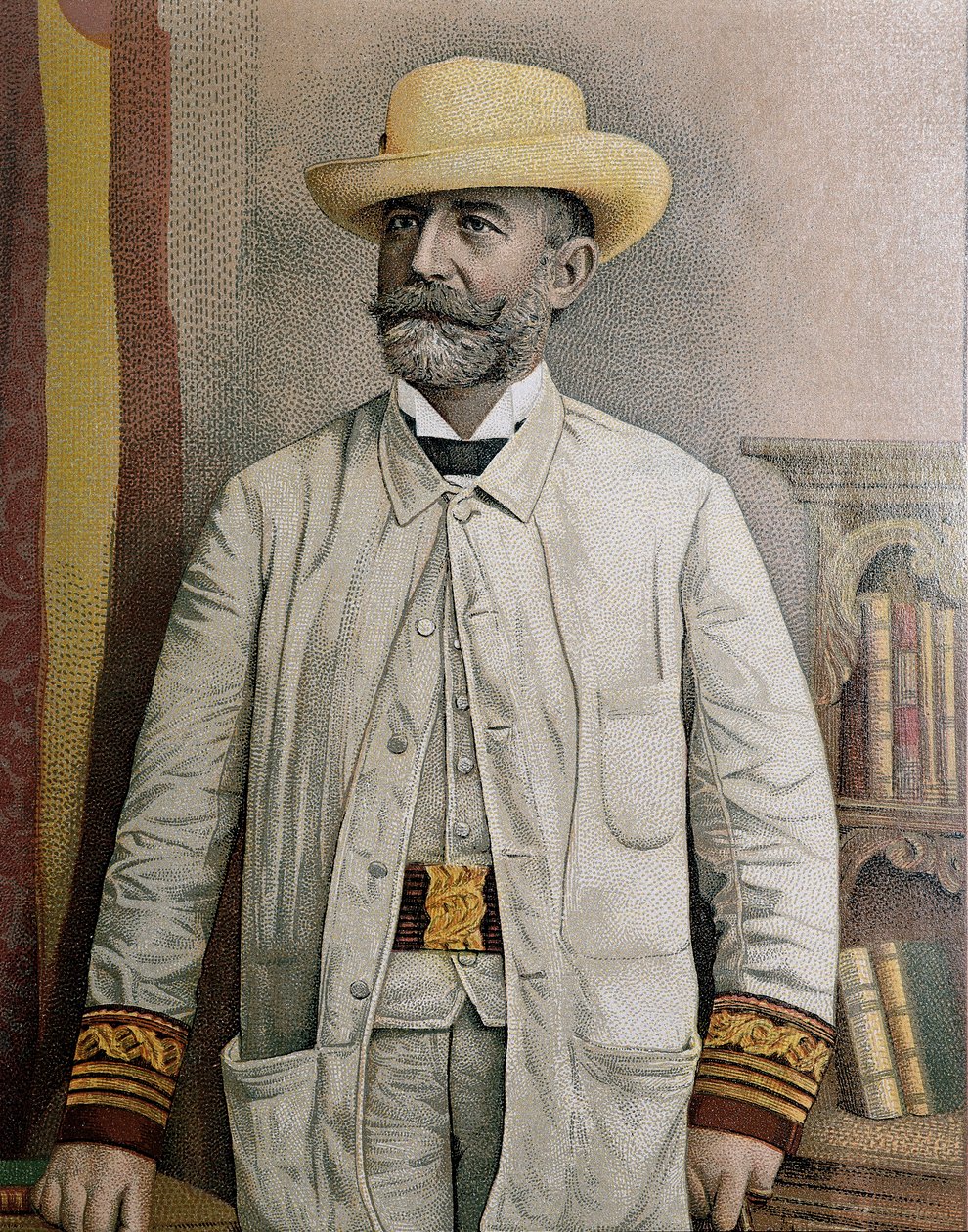 फिदेल अलोंसो सैंटोकिल्ड्स का पोर्ट्रेट (1844-1895), चित्रण द्वारा अज्ञात