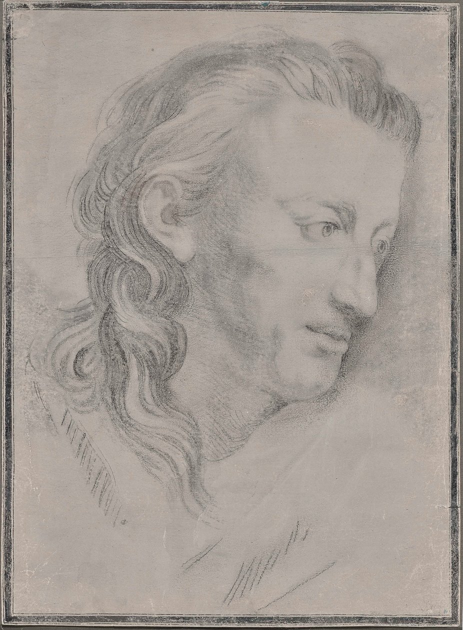 फ्रेडरिक वॉन शिलर का पोर्ट्रेट 1759-1805, 18वीं सदी के अंत में। द्वारा अज्ञात