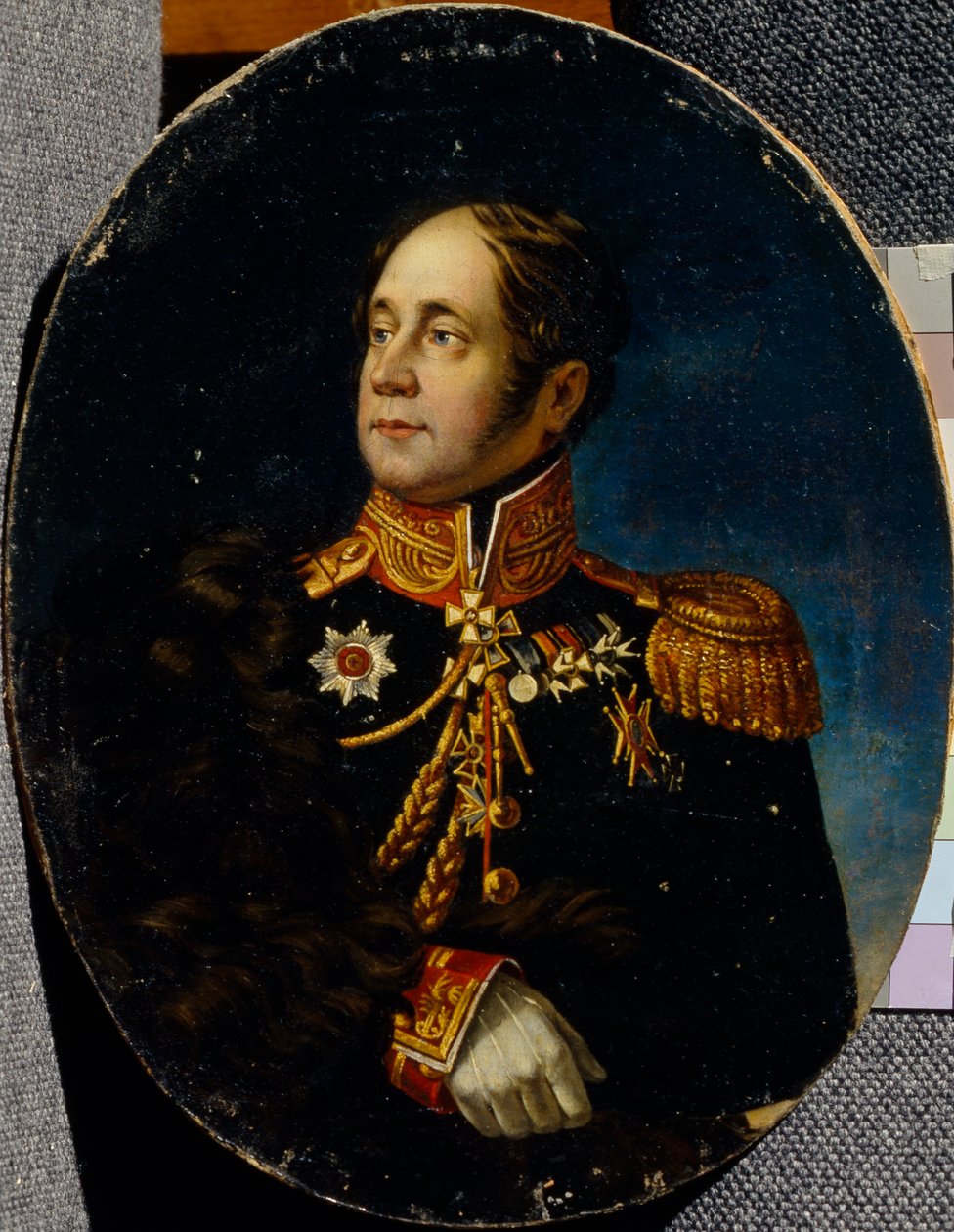 जनरल निकोलाई मार्टर्टानानोविच सिपयागिन का पोर्ट्रेट 1785-1828 द्वारा अज्ञात