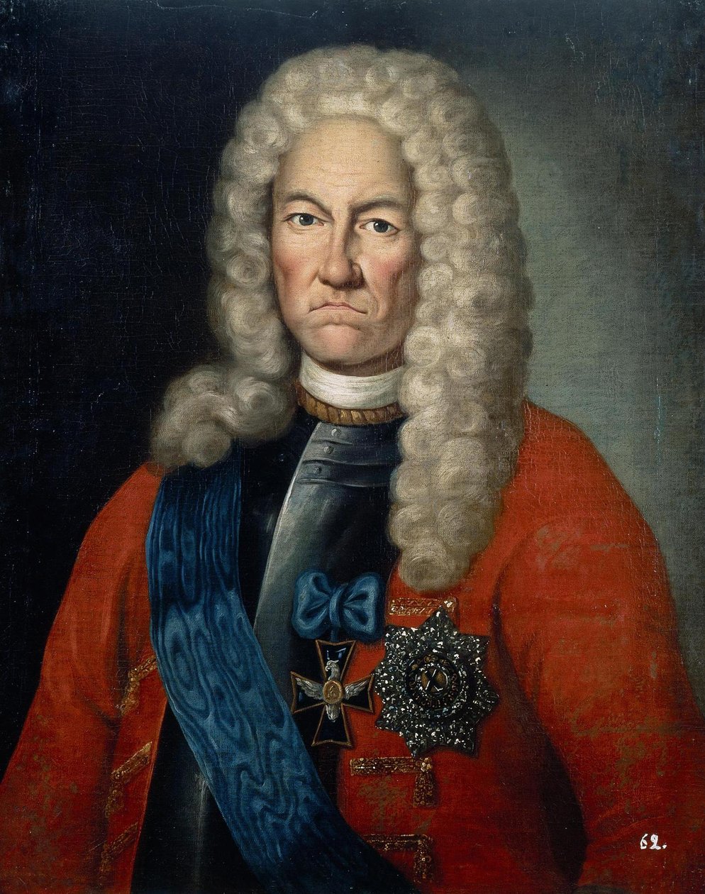 जैकब डैनियल ब्रूस का पोर्ट्रेट 1669-1735, 18 वीं शताब्दी का पहला तीसरा द्वारा अज्ञात