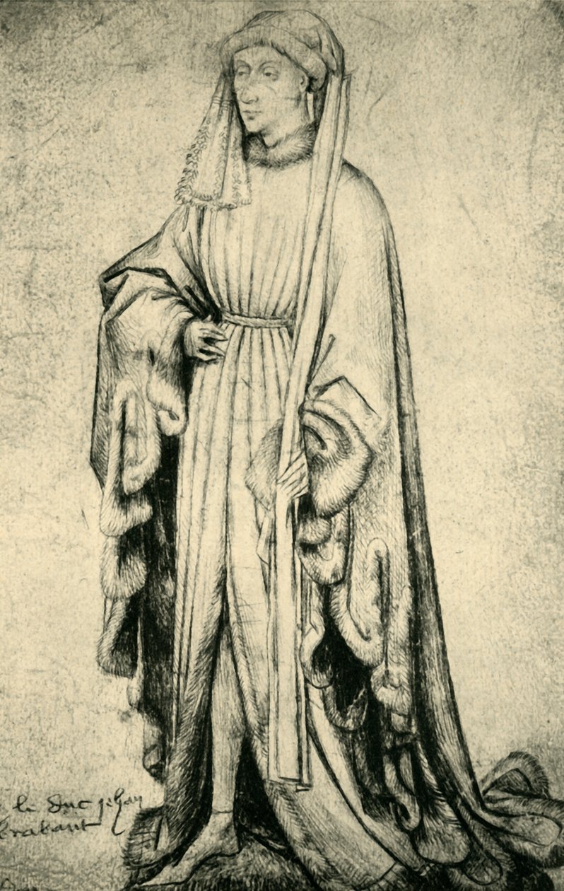 पोर्ट ऑफ़ जॉन IV, ड्यूक ऑफ़ ब्रेबेंट, 1460-1470, 1943। द्वारा अज्ञात