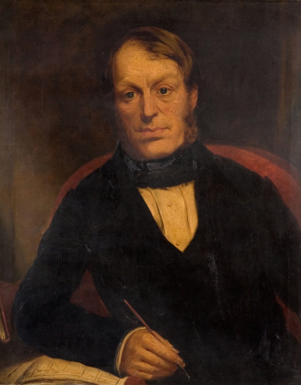 जॉन पिक्स वेस्टन का पोर्ट्रेट 1810-1877 [अदिनांकित] अहस्ताक्षरित। द्वारा अज्ञात