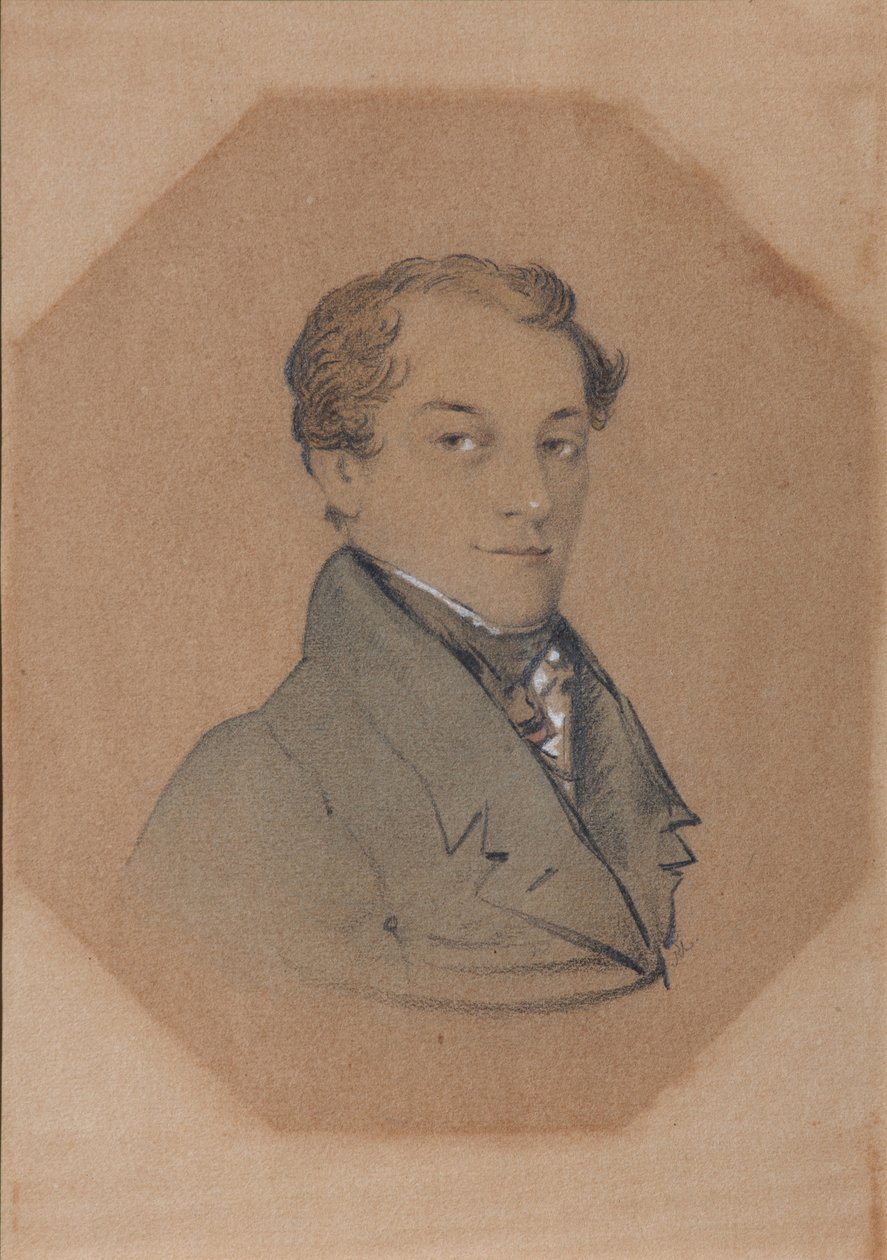 Kondraty Fyodorovich Ryleyev 1795-1826 का पोर्ट्रेट, 19 वीं सदी की पहली तिमाही द्वारा अज्ञात