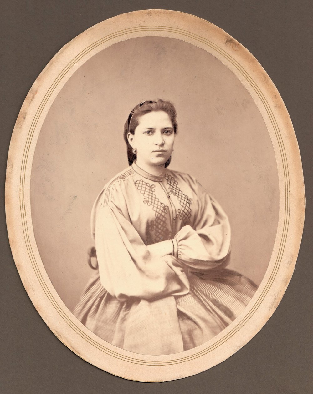 1844-1888 की मारिया मिखायलोवना डोस्तोव्स्काया का पोर्ट्रेट द्वारा अज्ञात