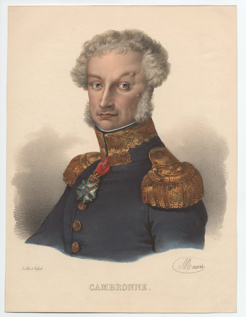 पियरे कैंब्रोन के पोर्ट्रेट 1770-1842, 1835 द्वारा अज्ञात