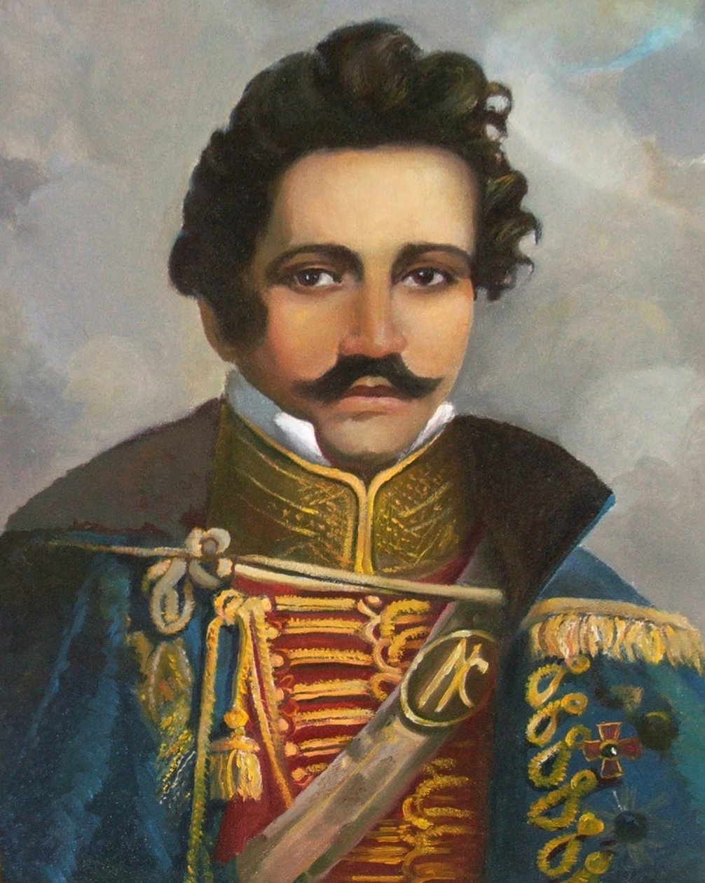 प्रिंस निकोले बोरिसोविच गैलित्ज़िन का पोर्ट्रेट 1794-1866 द्वारा अज्ञात
