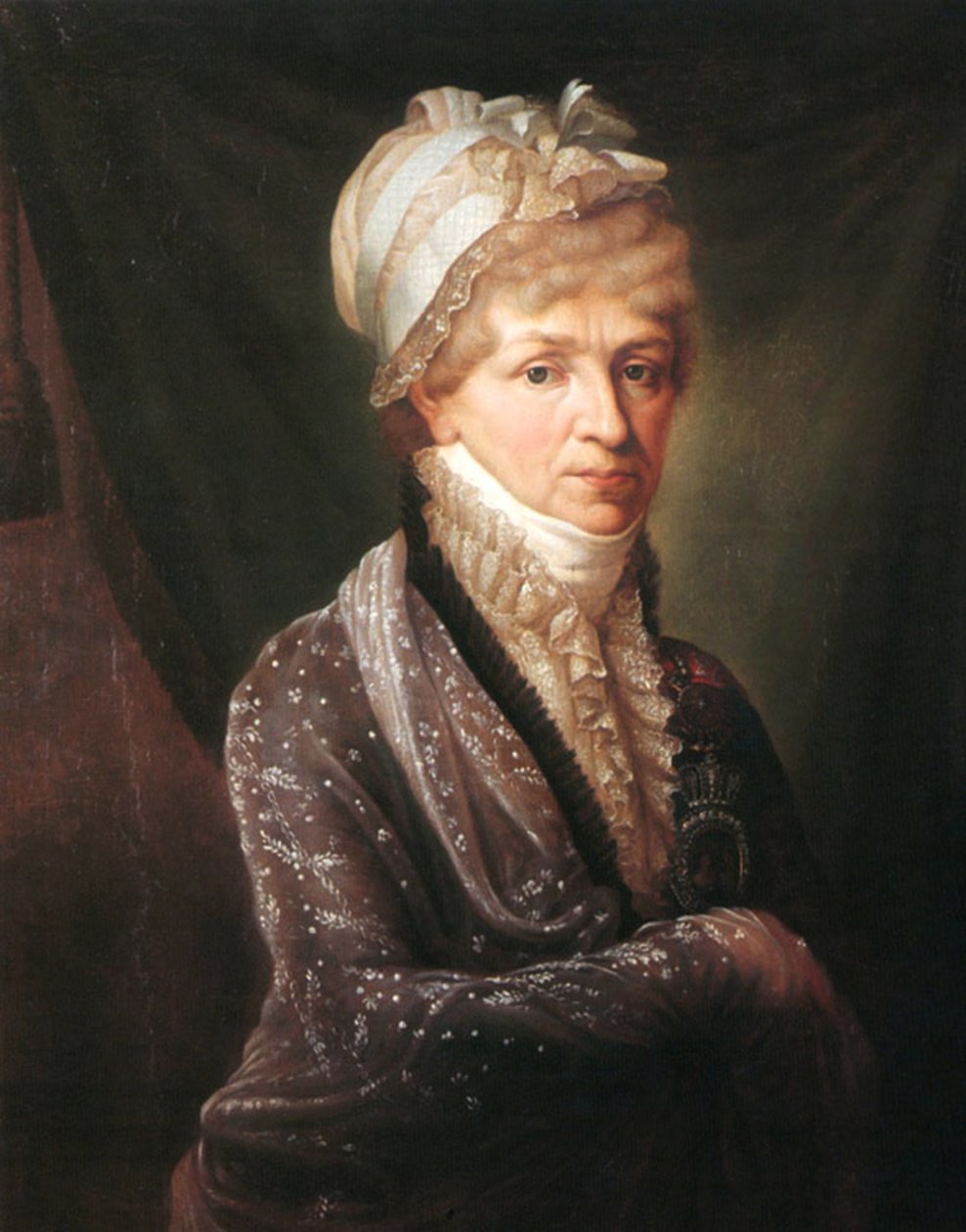 राजकुमारी नताल्या पेत्रोव्ना गैलीजेटिन का पोर्ट्रेट 1741-1837, प्रारंभिक 19 वीं शताब्दी। द्वारा अज्ञात