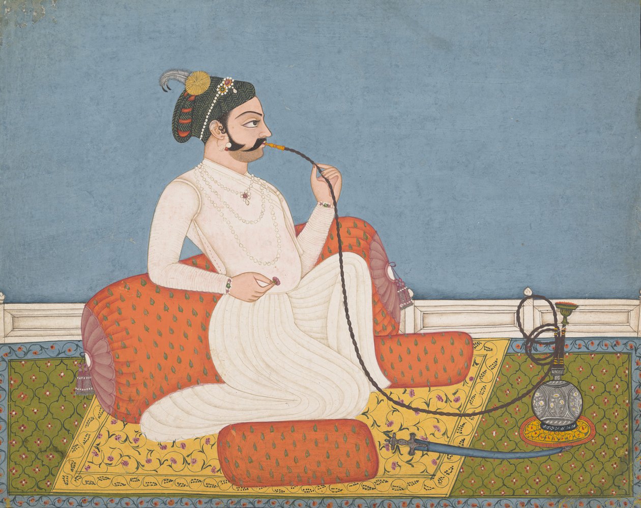 Portrait of Thakur Utham Ram, ca. 1760.  द्वारा अज्ञात