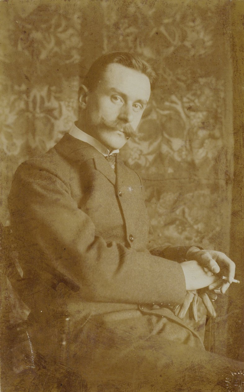 थॉमस मान का पोर्ट्रेट 1875-1955, c.1902। द्वारा अज्ञात