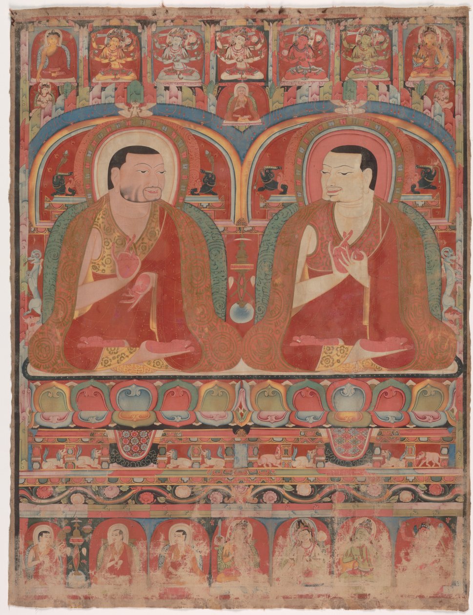 पोर्ट ऑफ़ टू लामास, सी। 1300। द्वारा अज्ञात