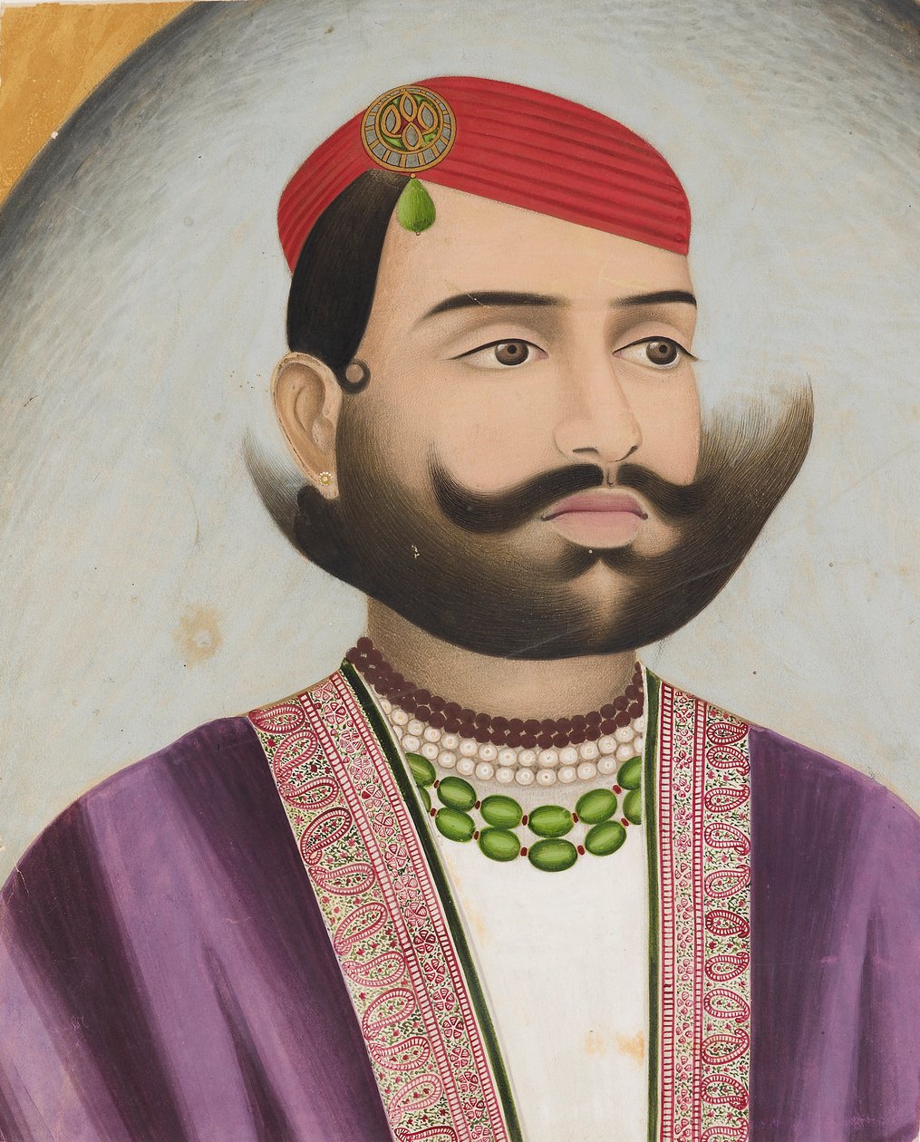 एक आदमी का चित्र, संभवतः 20वीं सदी की शुरुआत का द्वारा अज्ञात