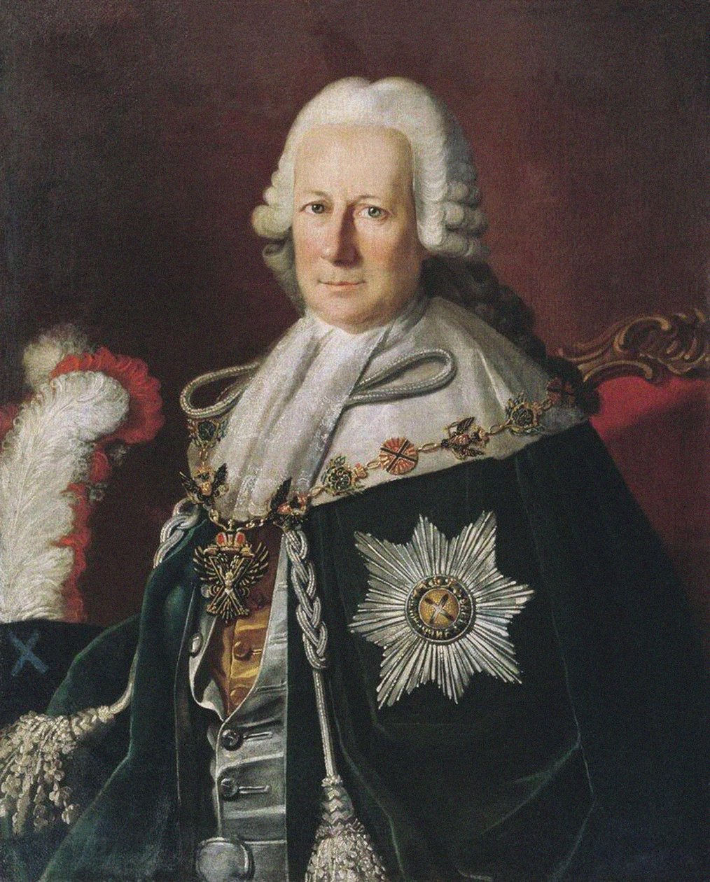 एडमिरल शिमोन इवानोविच मोर्डविनोव का पोर्ट्रेट 1701-1777 कार्ल लुडविग क्रिस्टिनेक के बाद, 1771 द्वारा अज्ञात
