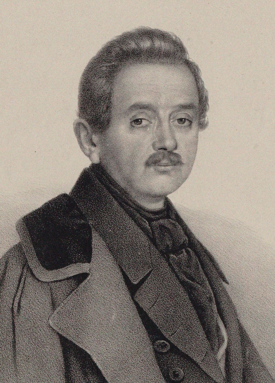 संगीतकार एलेक्सी फेडोरोविच लावोव का पोर्ट्रेट 1798-1870। द्वारा अज्ञात