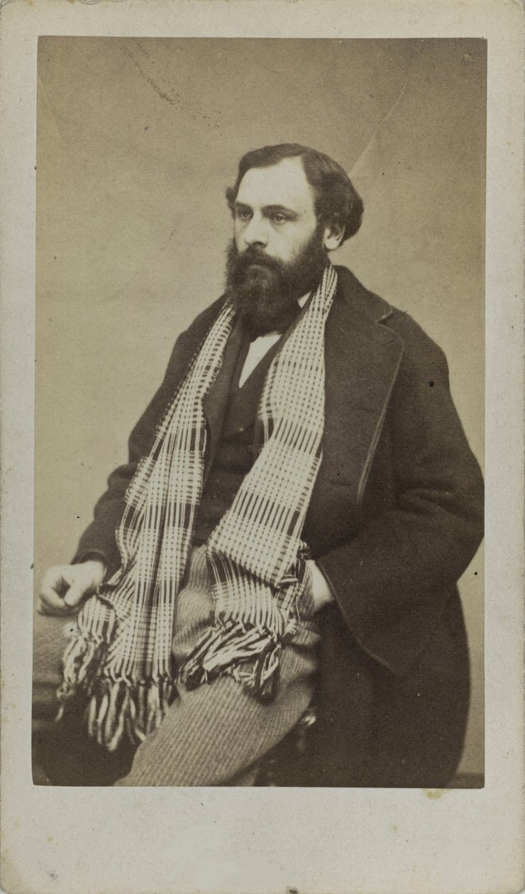 संगीतकार फर्डिनेंड पोइस का पोर्ट्रेट 1828-1892, c. 1875. द्वारा अज्ञात