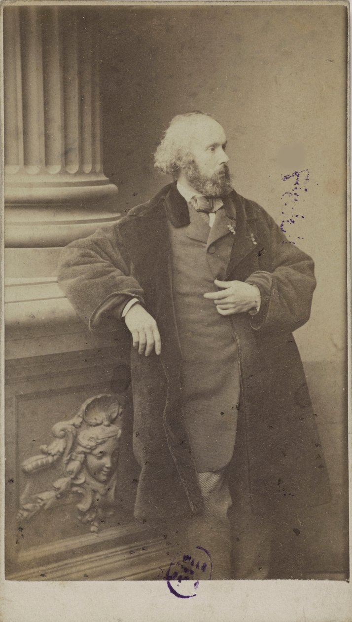 संगीतकार फेलिसियन डेविड का पोर्ट्रेट 1810-1876, 1861। द्वारा अज्ञात