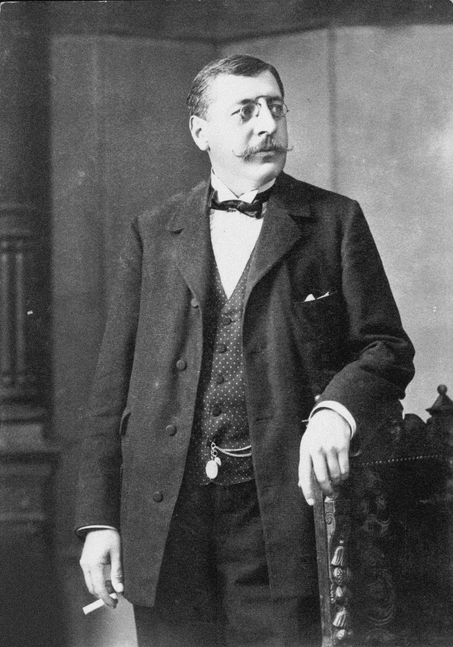 कंडक्टर और संगीतकार फेलिक्स मोटल का पोर्ट्रेट 1856-1911। द्वारा अज्ञात