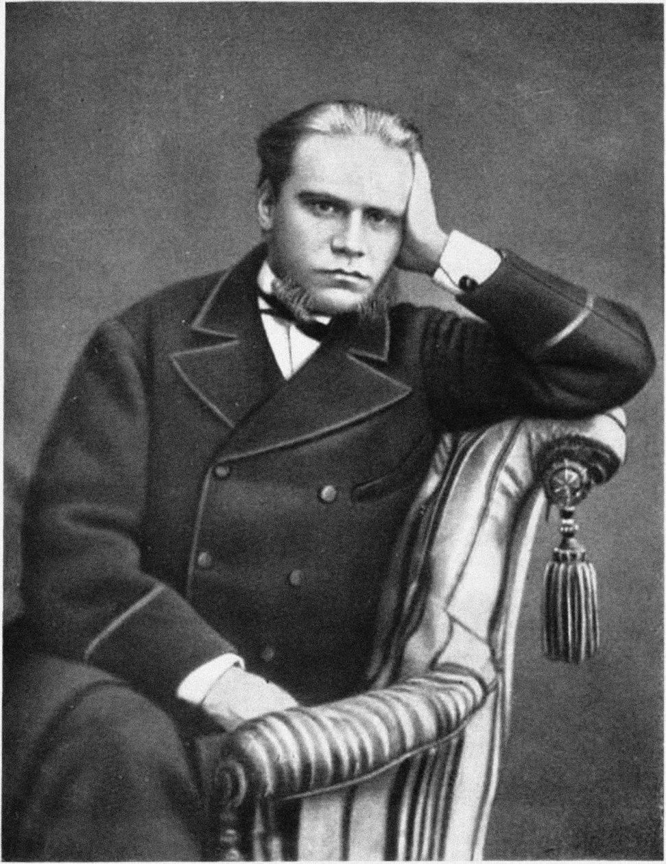 वकील और लेखक अनातोली फ्योडोरोविच कोनी 1844-1927, 1870 का चित्र द्वारा अज्ञात