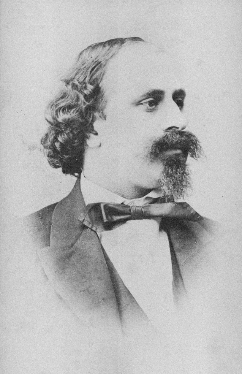 वायलिन वादक और संगीतकार मोरिट्ज कैस्मेयर 1831-1884 का चित्रण। द्वारा अज्ञात