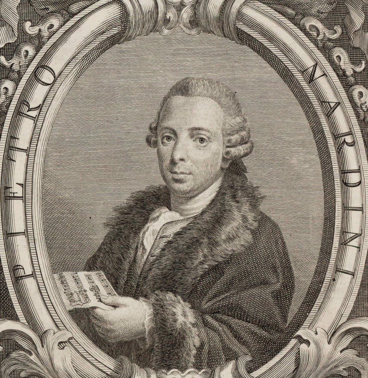 वायलिन वादक और संगीतकार पिएत्रो नारदिनी का चित्र 1722-1793, 1782। द्वारा अज्ञात