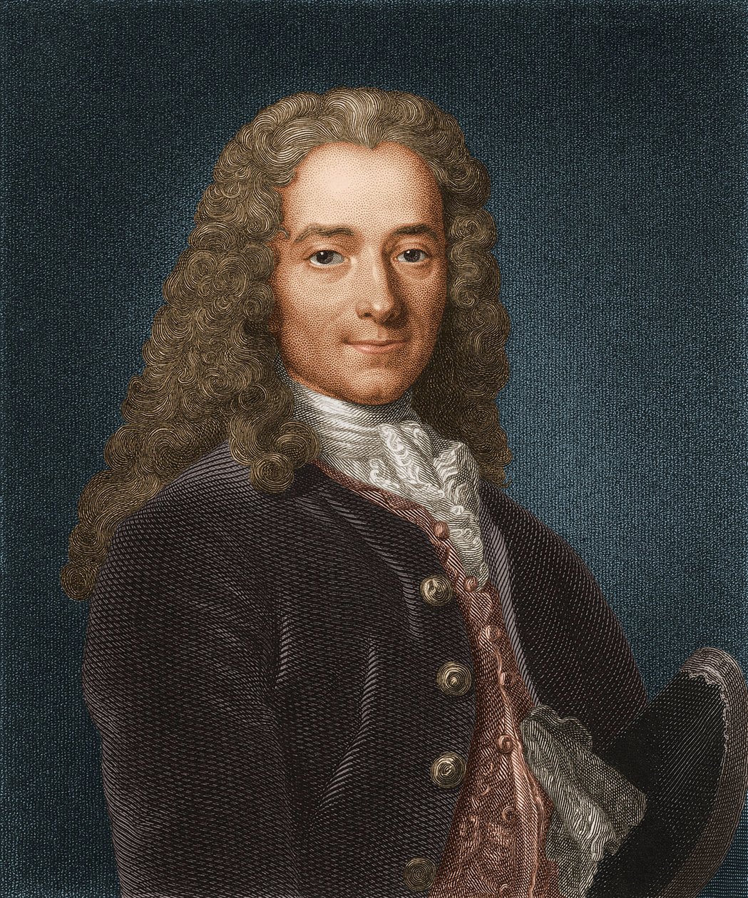 लेखक, निबंधकार और दार्शनिक फ्रेंकोइस मैरी एउरेट डे वोल्टेयर 1694-1778, 1730 के चित्र द्वारा अज्ञात