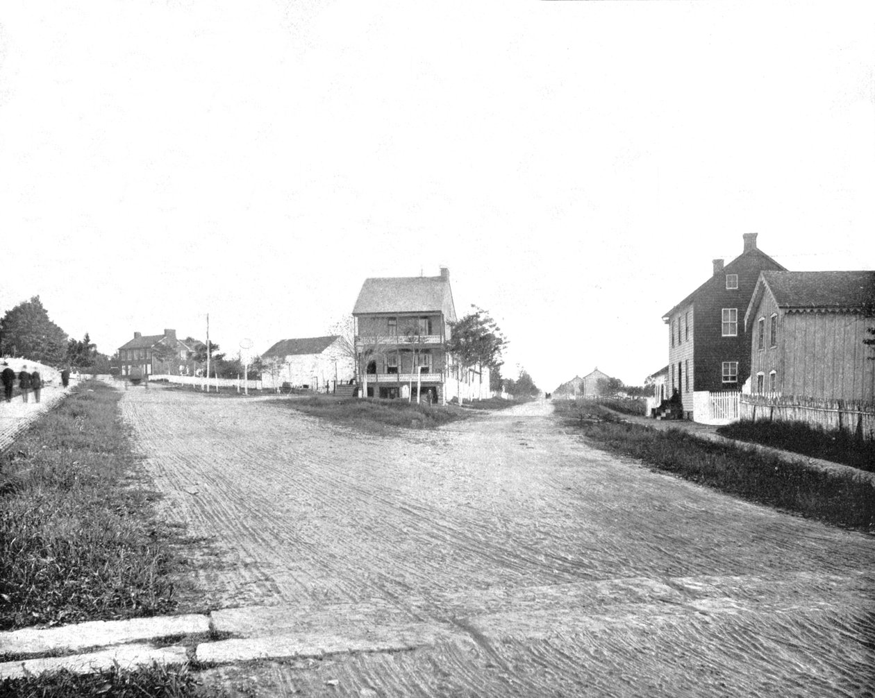 Gettysburg, पेंसिल्वेनिया, संयुक्त राज्य अमेरिका में c1900 में यूनियन शार्पशूटर द्वारा आयोजित पद। द्वारा अज्ञात