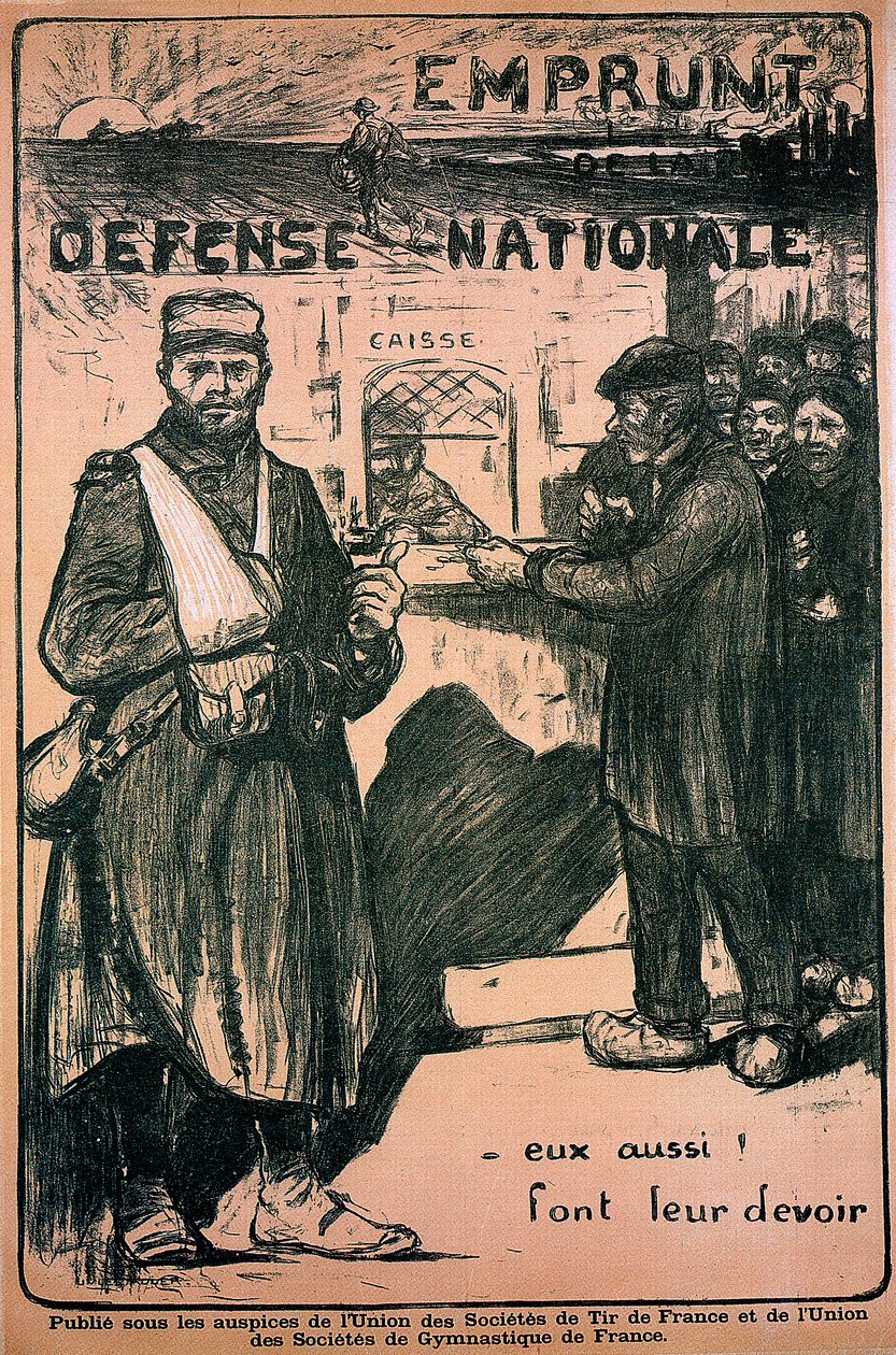 युद्ध के प्रयास के लिए श्रद्धांजलि देते पोस्टर, प्रथम विश्व युद्ध, 1914-1918 द्वारा अज्ञात
