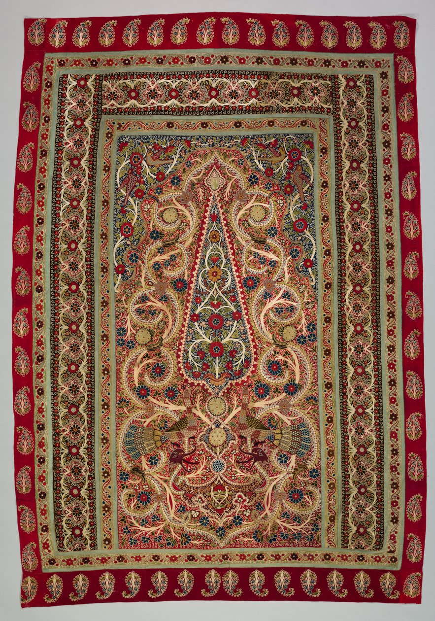प्रार्थना गलीचा, 1800s। द्वारा अज्ञात