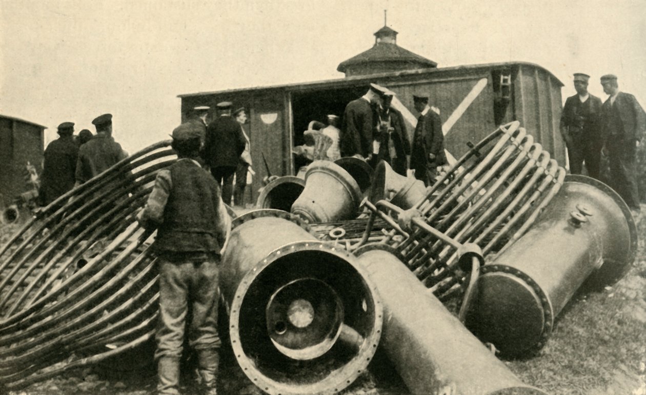 वारसॉ, पहले विश्व युद्ध, 1915, c1920 के निकासी की तैयारी। द्वारा अज्ञात