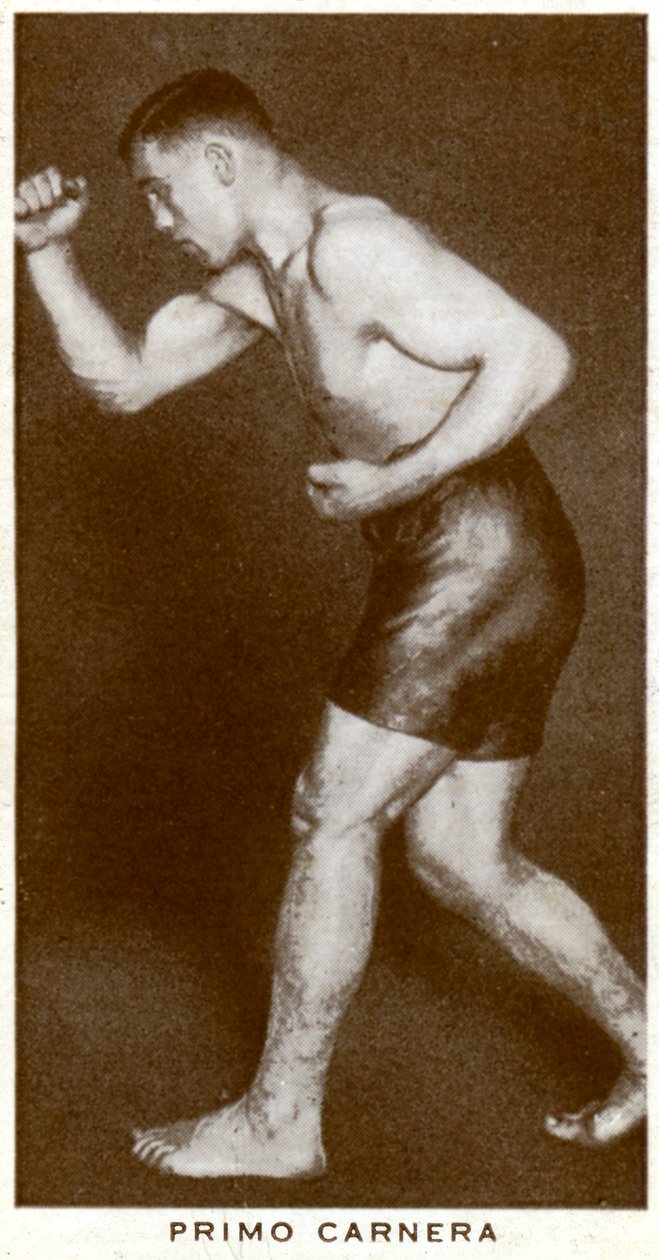 प्रिमो कारनेरा, इतालवी मुक्केबाज, 1938 द्वारा अज्ञात