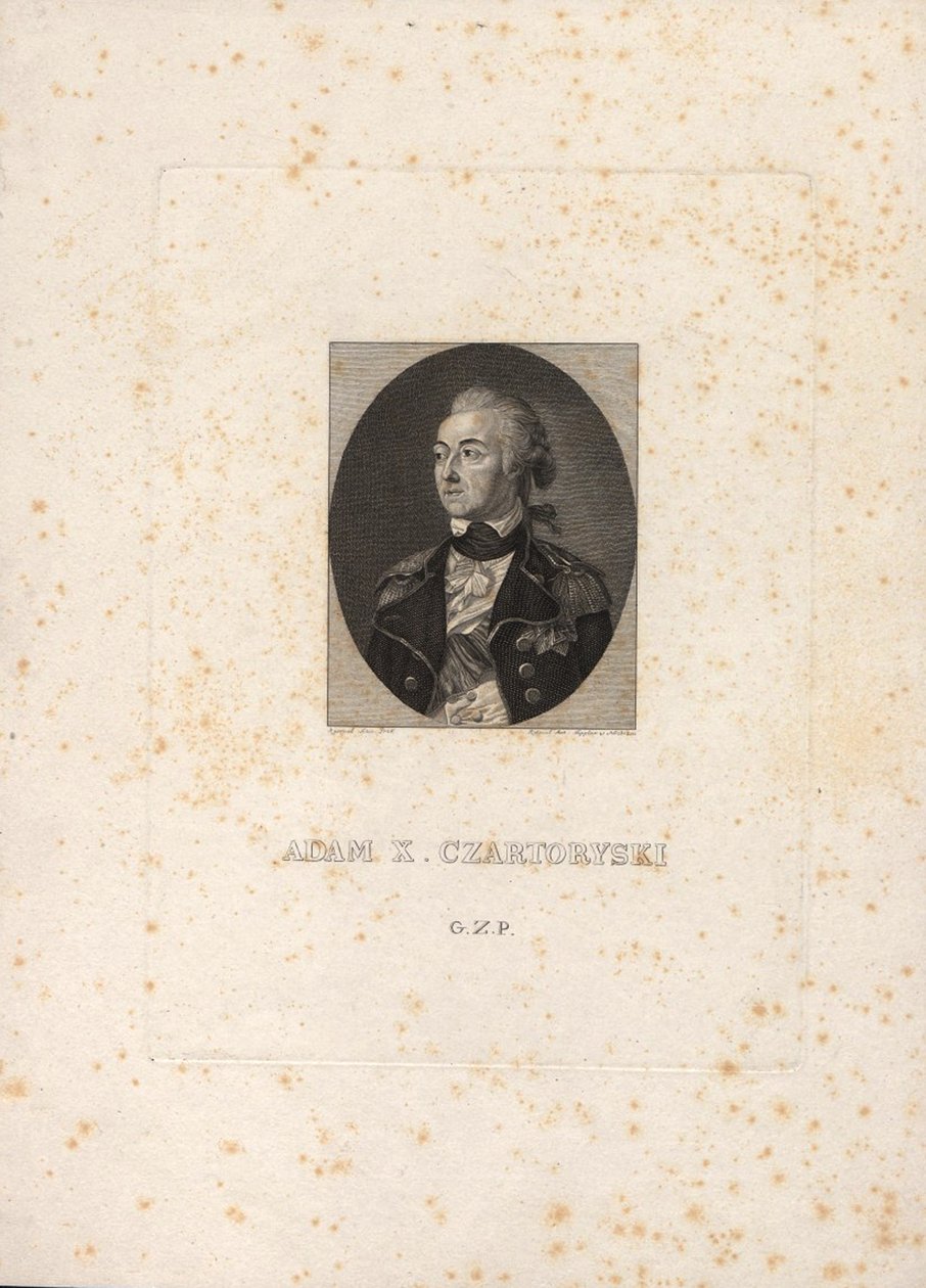 प्रिंस एडम काज़िमिएरज़ कर्ज़टोरीस्की 1734-1823 द्वारा अज्ञात