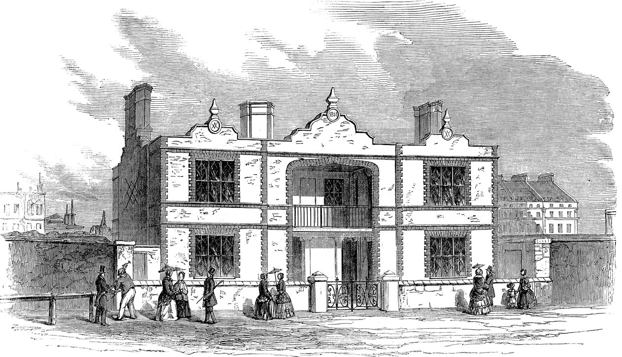 प्रिंस अल्बर्ट्स श्रमिक वर्गों के लिए निवास स्थान, 1851 द्वारा अज्ञात