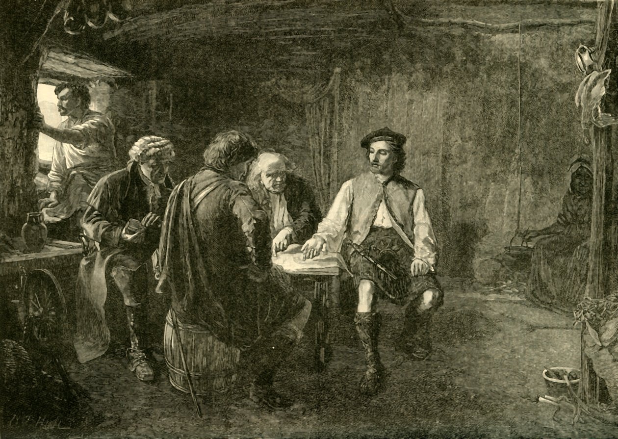 प्रिंस चार्ल्स एडवर्ड्स पार्लियामेंट, c1745, 1890। द्वारा अज्ञात