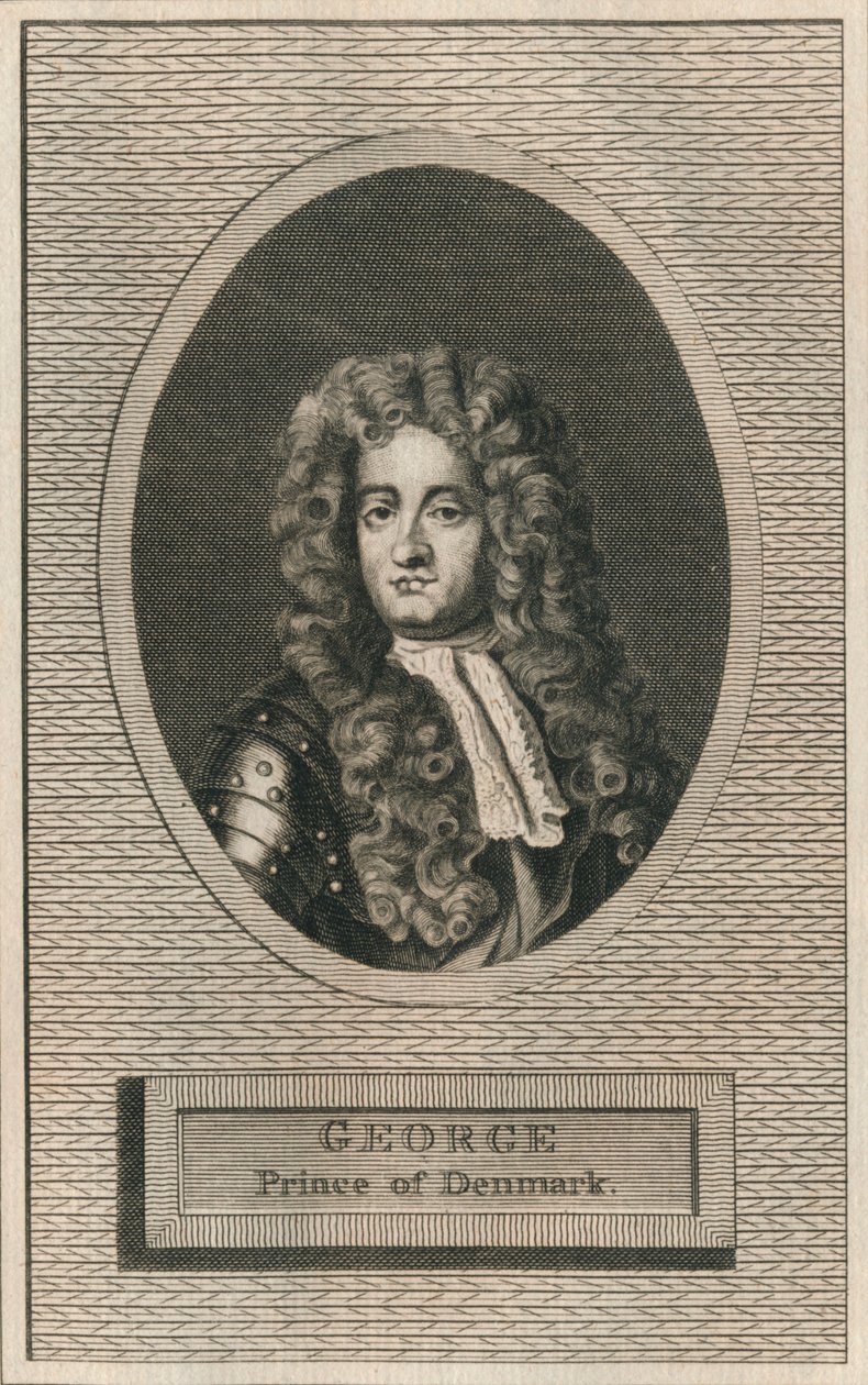डेनमार्क के राजकुमार जॉर्ज, रानी एनी के पति, 1793 द्वारा अज्ञात