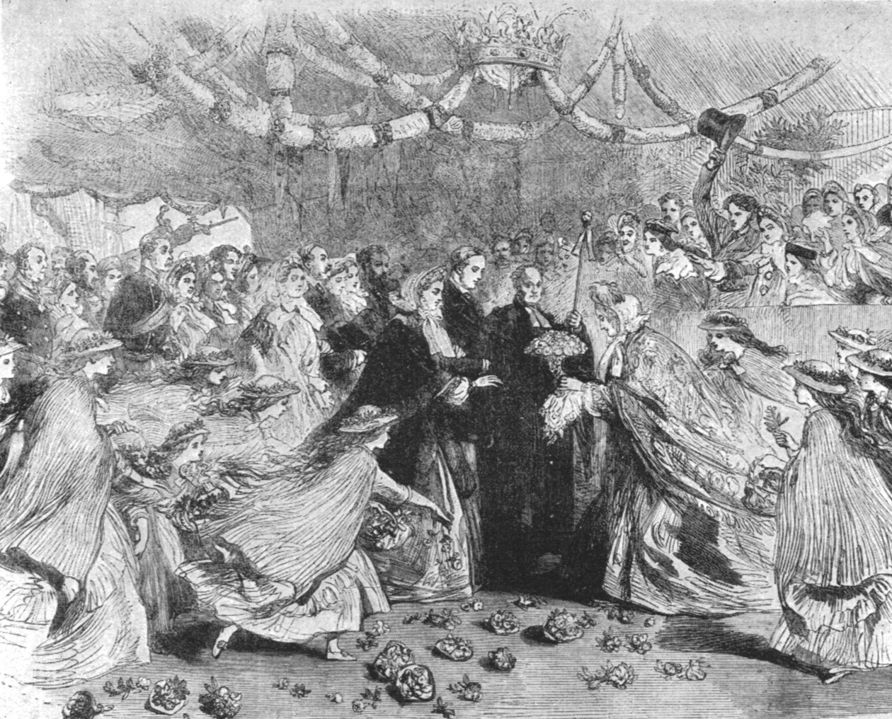 राजकुमारी अलेक्जेंड्रा का इंग्लैंड में आगमन, 1863 ..., 1901। द्वारा अज्ञात