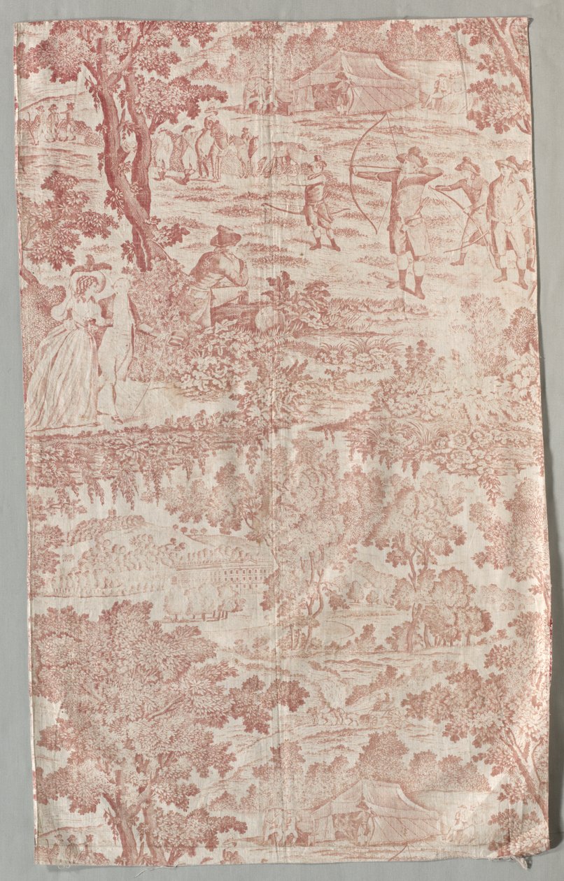 मुद्रित सूती कपड़ा, सी। 1790। द्वारा अज्ञात