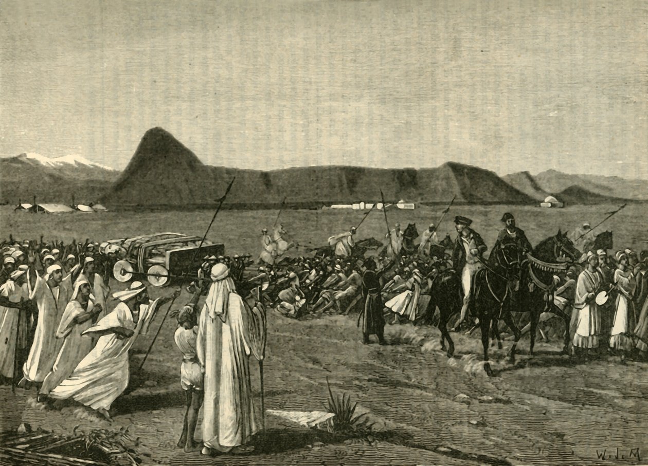 बुल का जुलूस, 1890। द्वारा अज्ञात